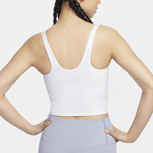 Nike/耐克正品Alate女士中强度支撑衬垫内衣式背心FN0544-100 - 图0