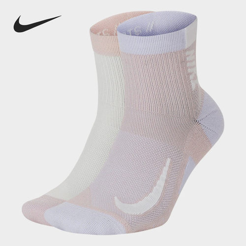 Nike/耐克正品U NK MLTPLIER ANKLE 2PR男女休闲运动袜SX7556-988 - 图1