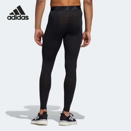 Adidas/阿迪达斯正品当季新款男子休闲训练运动紧身裤 GM5036 - 图0