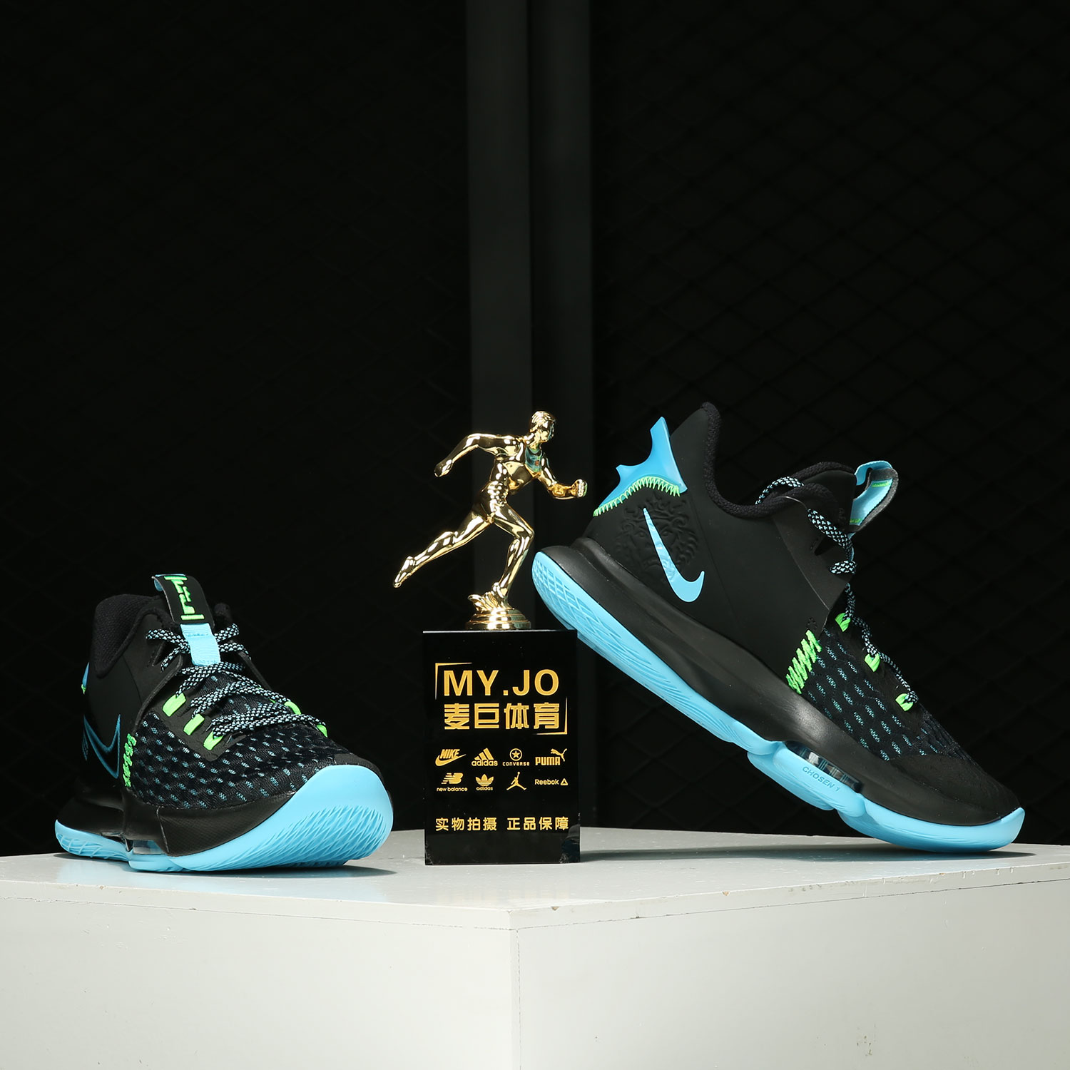 Nike/耐克正品LEBRON WITNESS 5 男子詹姆斯气垫篮球鞋CQ9381-004 - 图2