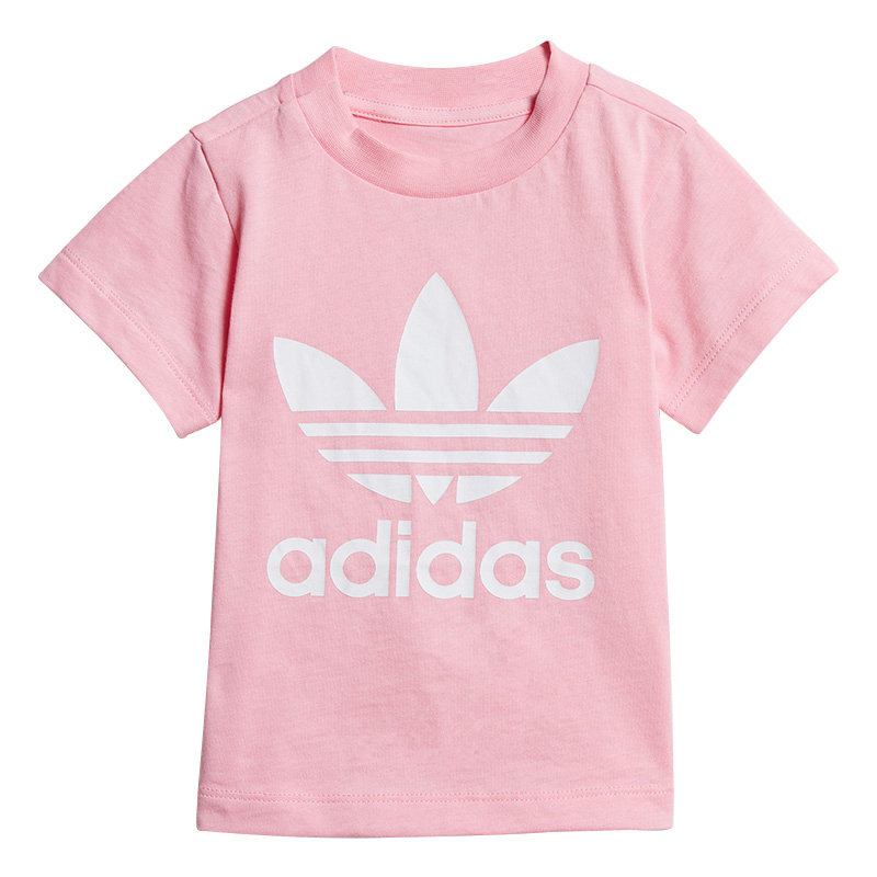 Adidas/阿迪达斯正品夏季新款女婴童运动休闲经典款短袖T恤DV2831,淘宝优惠券,粉丝福利购,淘宝优惠卷