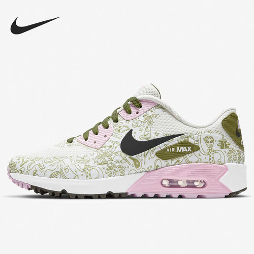 Nike/耐克正品AIR MAX 90 G NRG 男女高尔夫球鞋情侣款CU9980-100 - 图0