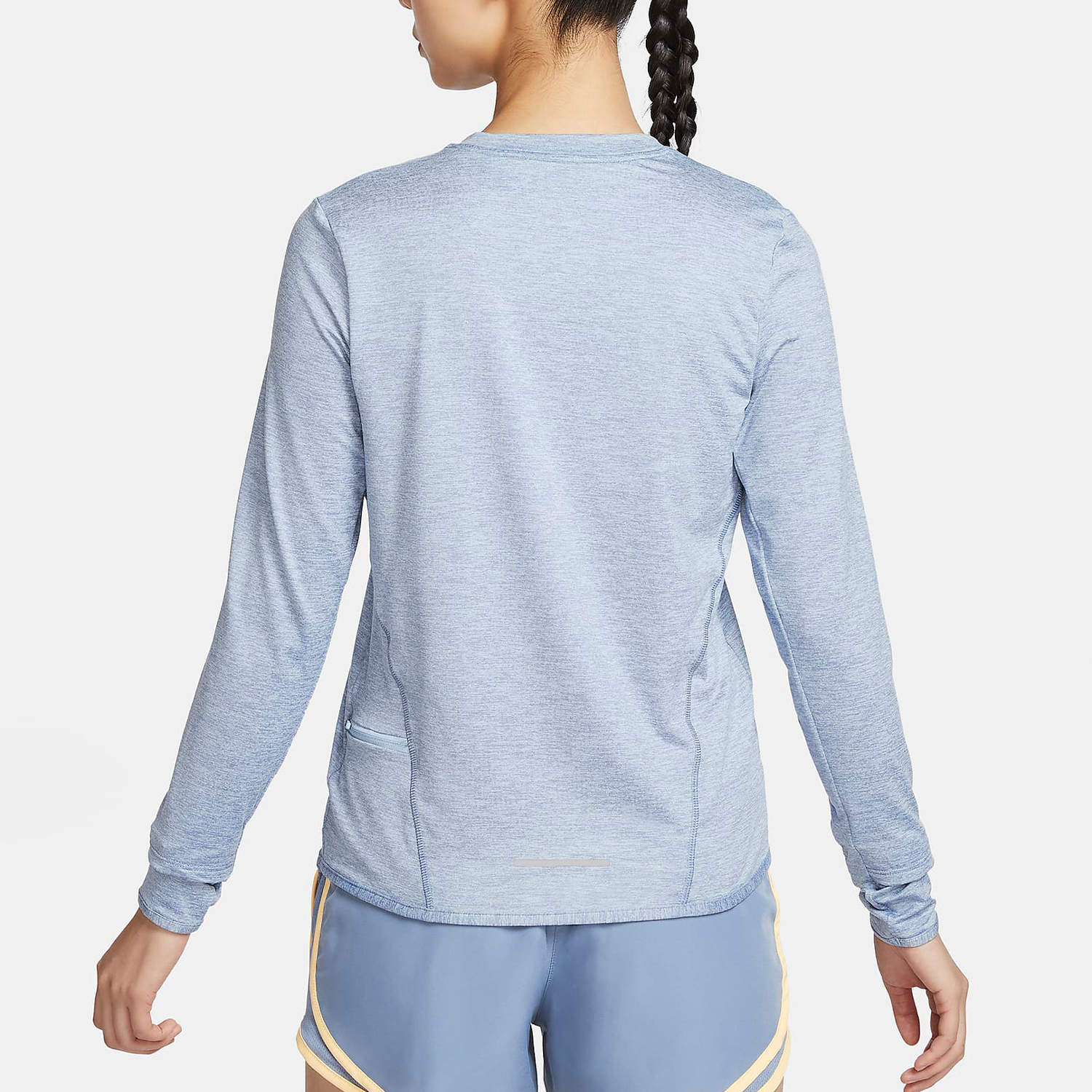 Nike/耐克正品休闲透气新款女士跑步运动圆领长袖T恤FB4298-440 - 图0