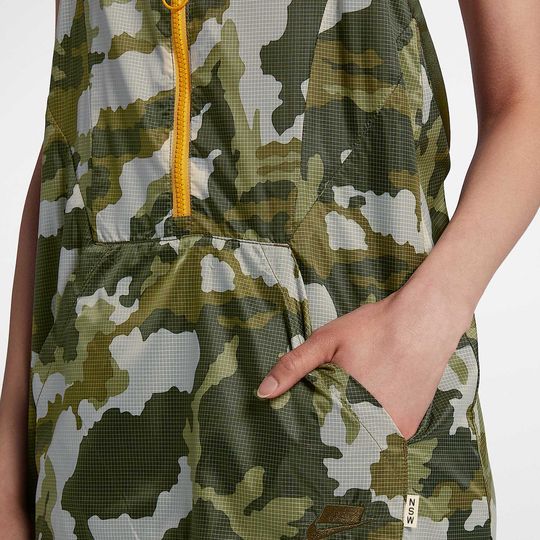Nike officiel authentique nouvel été femmes décontracté camouflage robe à bretelles 932368-072