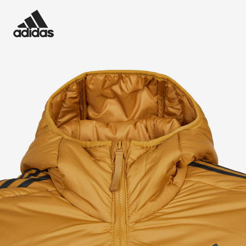 Adidas/阿迪达斯正品男子冬季连帽保暖户外运动羽绒服 HD9743 - 图1