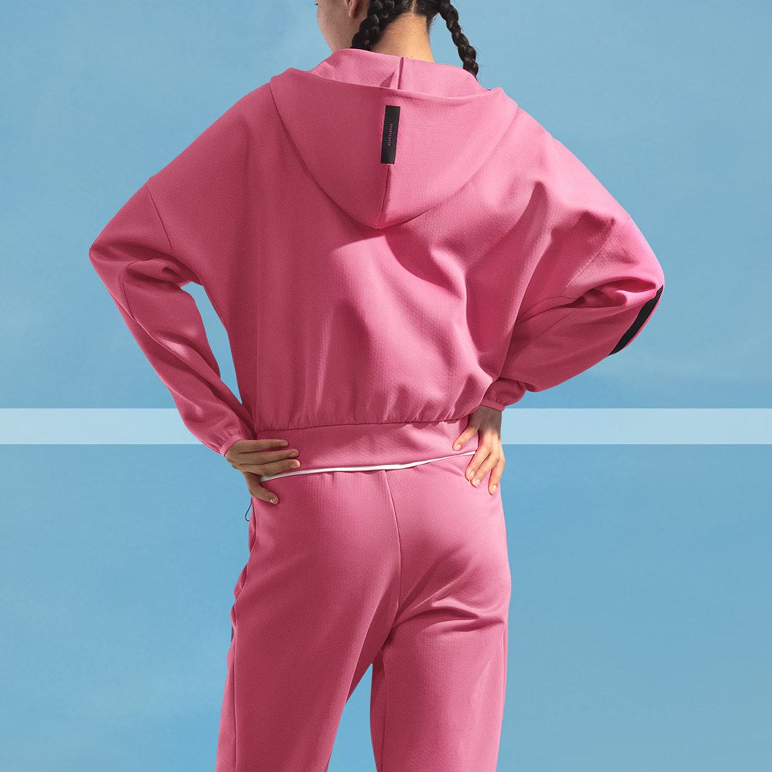 Adidas/阿迪达斯官方正品W Z N E FZ女士针织时尚连帽外套JD3989,淘宝优惠券,粉丝福利购,淘宝优惠卷