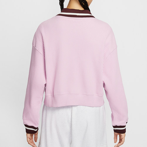 Nike/耐克正品2025秋季款女士日常运动针织V领耐穿外套IM7468-623 - 图0