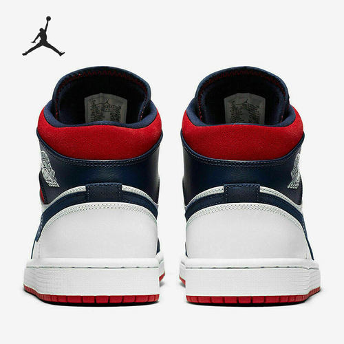 Nike/耐克正品 AIR JORDAN 1 男子经典低帮运动篮球鞋852542-104 - 图1