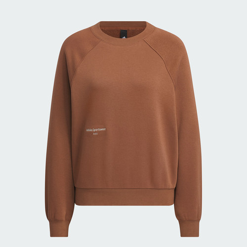 Adidas/阿迪达斯官方正品冬季新款女子加绒保暖休闲卫衣IX6792 - 图2
