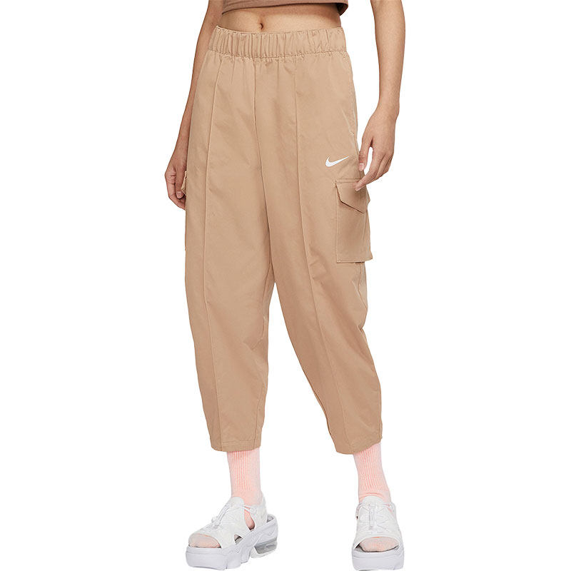 Nike/耐克官方正品女子舒适针织透气高腰休闲运动长裤 DD5984-200,淘宝优惠券,粉丝福利购,淘宝优惠卷