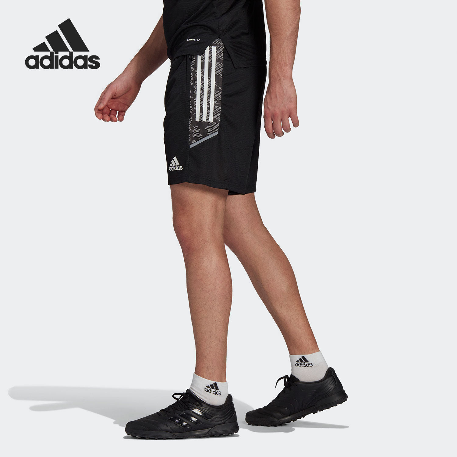 Adidas/阿迪达斯正品CON21 TR SHO 新款男子运动休闲短裤 GE5419,淘宝优惠券,粉丝福利购,淘宝优惠卷