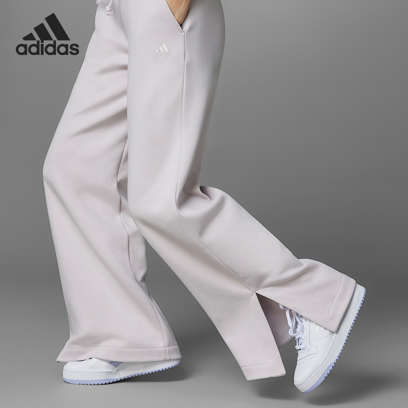 Adidas/阿迪达斯官方正品 SPORTSWEAR 女子舒适运动长裤 HU0031 - 图1