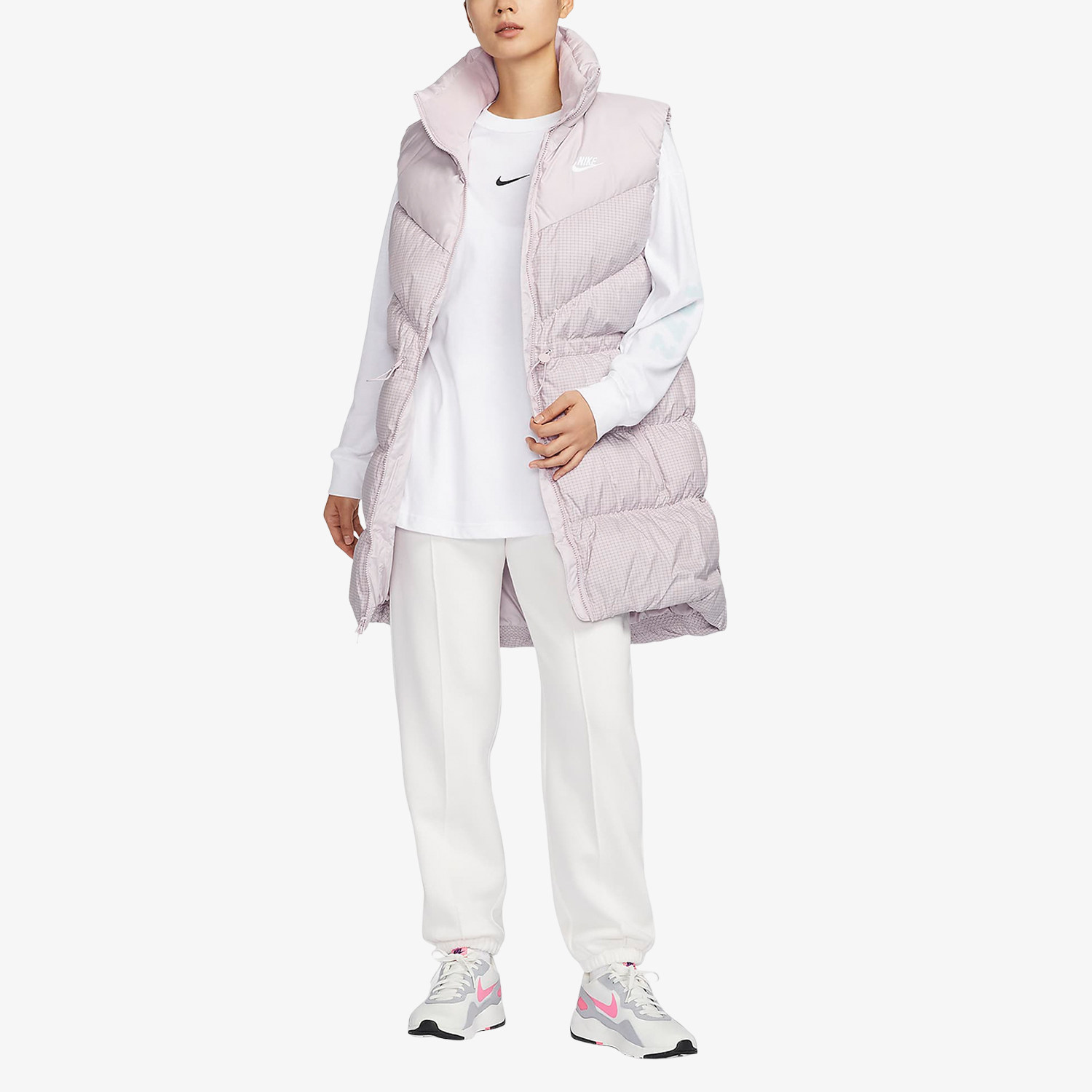 Nike/耐克正品冬季新款女子宽松保暖长裤立领羽绒马甲FN0031,淘宝优惠券,粉丝福利购,淘宝优惠卷