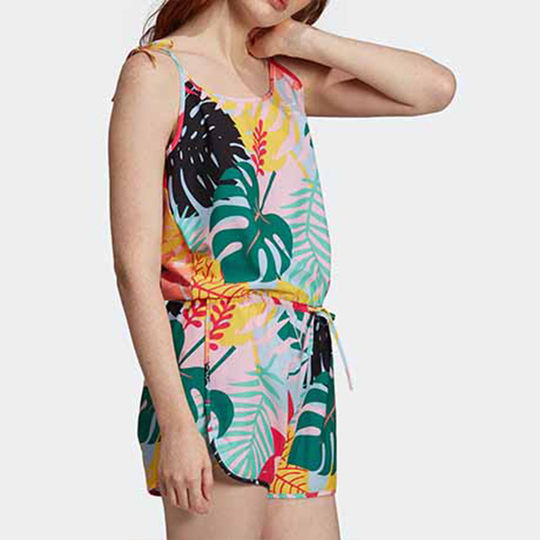 Adidas Combinaison tendance à motif floral pour femme