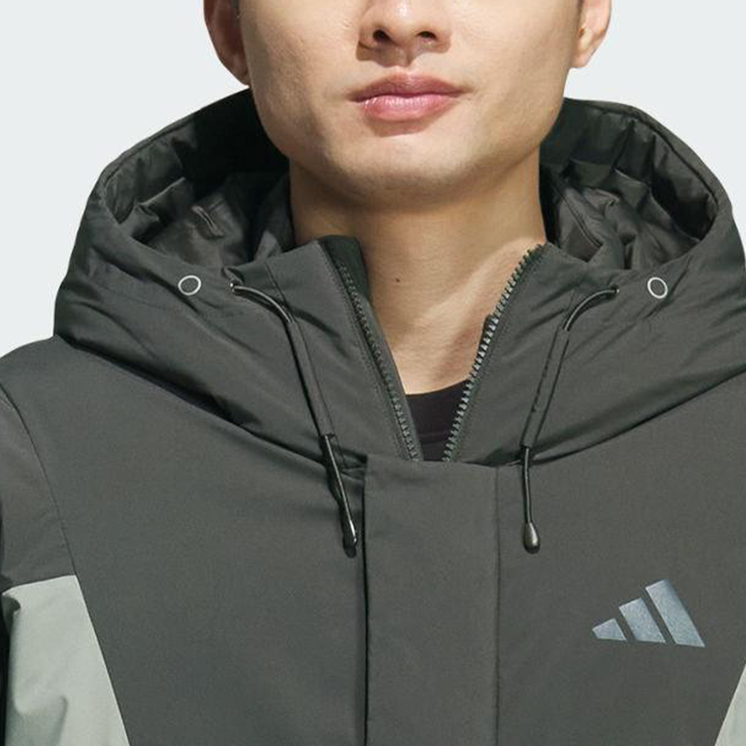 Adidas/阿迪达斯正品TH DOWN JKT男士宽松保暖羽绒服KC2508 - 图2