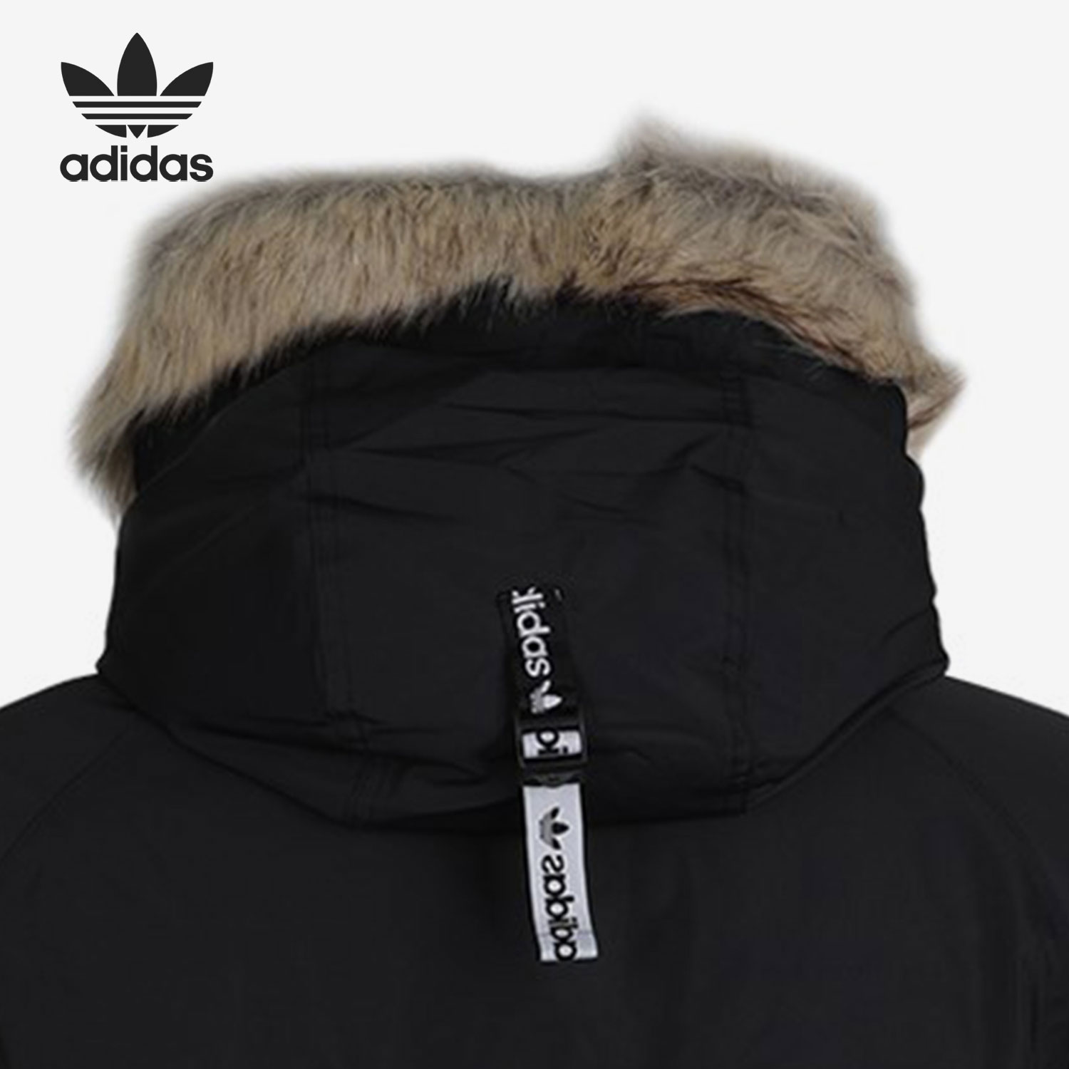 Adidas/阿迪达斯正品三叶草2020秋新款男子运动保暖羽绒服GE1306-图2