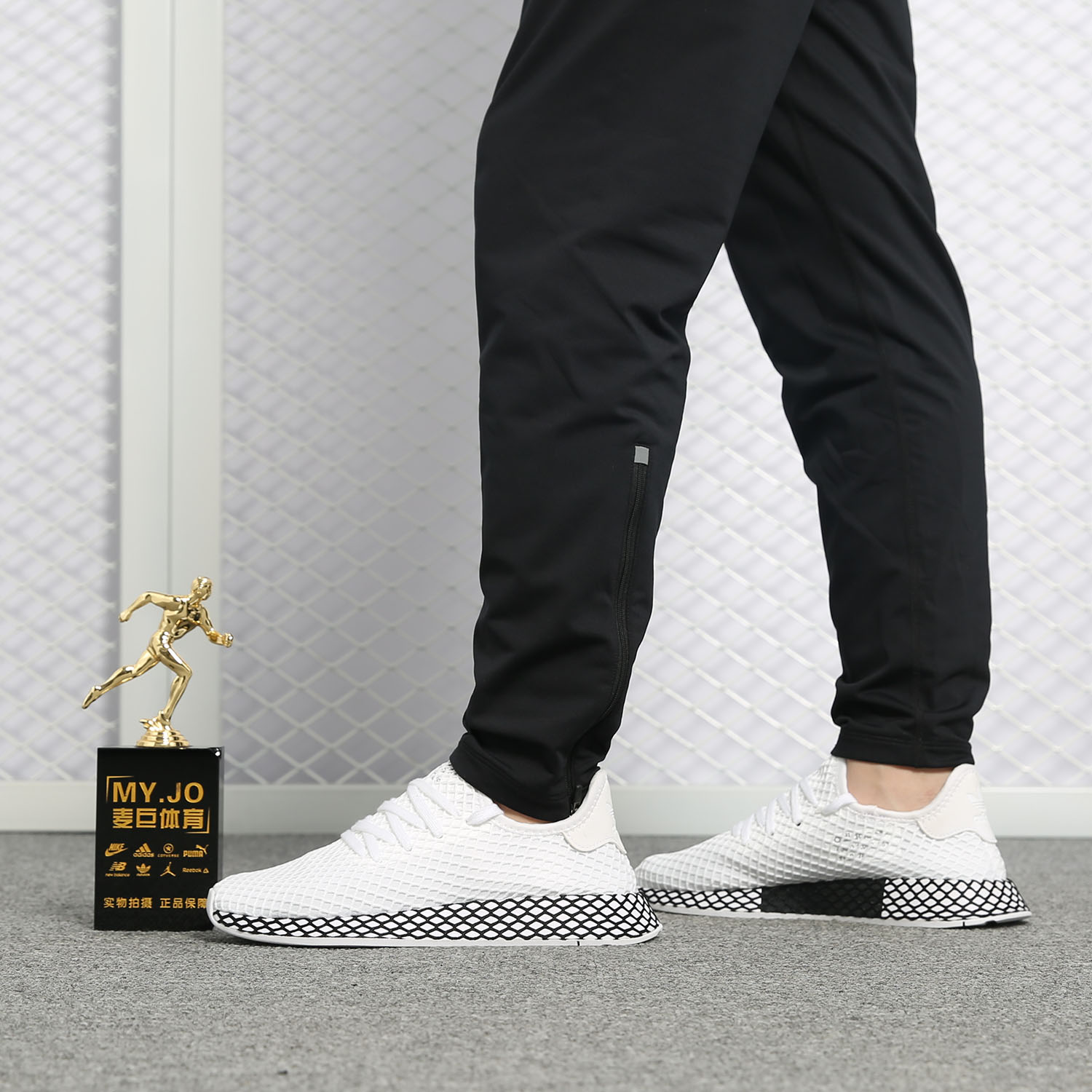 Adidas/阿迪达斯正品2019新款 DEERUPT RUNNER男女休闲鞋B41767-图0