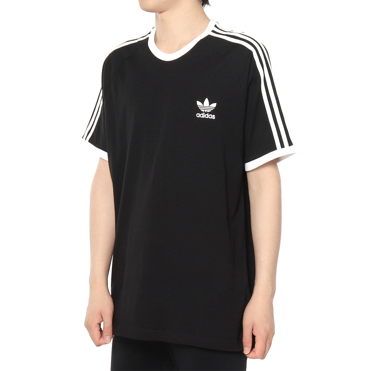 Adidas/阿迪达斯官方正品 3-STRIPES TEE男子运动短袖T恤CW1202-图3