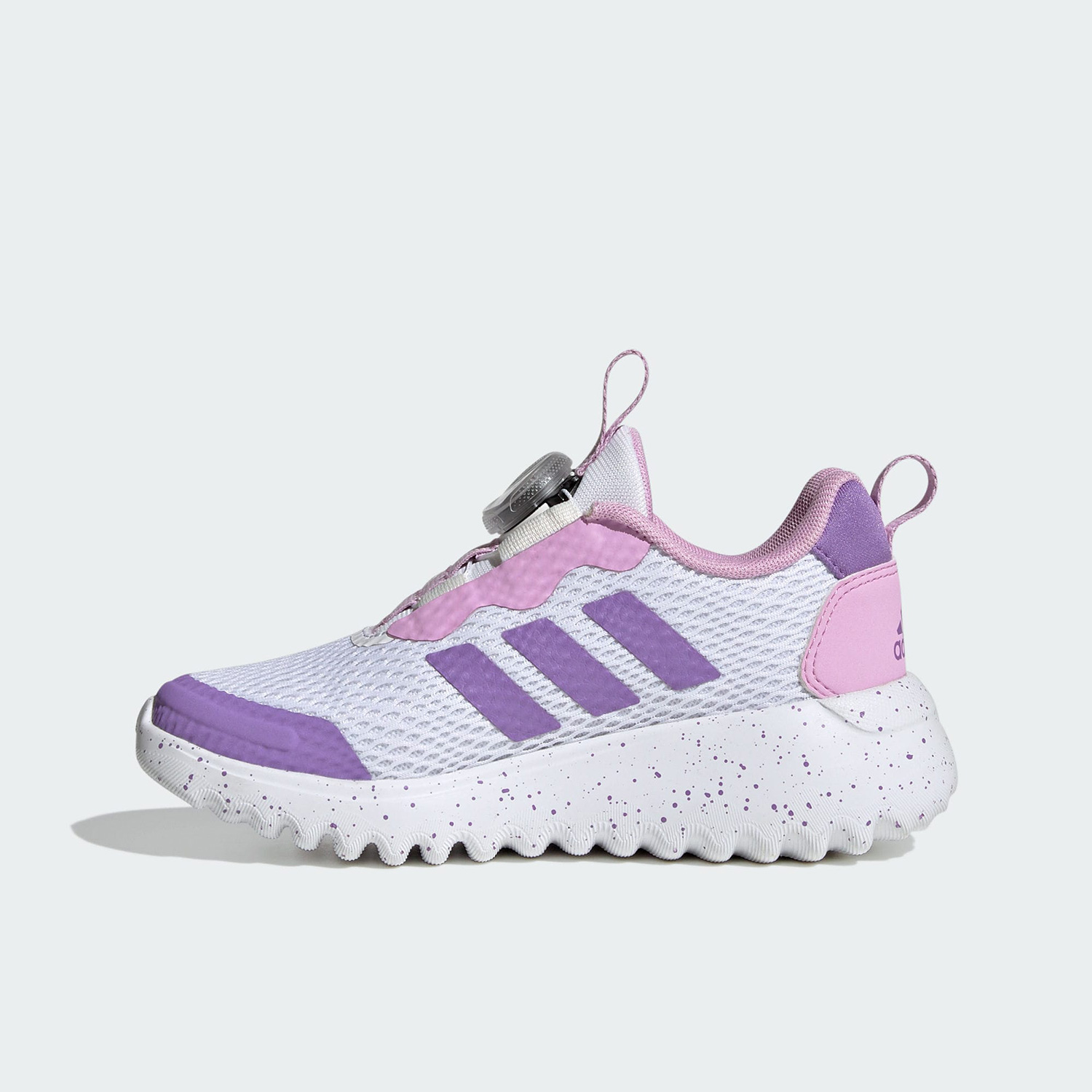 Adidas/阿迪达斯官方正品夏季儿童旋转按钮时尚透气运动鞋IG0582 - 图2