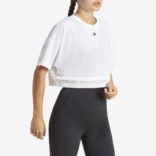 Adidas阿迪达斯正品Training Dance女子透气圆领短袖T恤HS2338 - 图0
