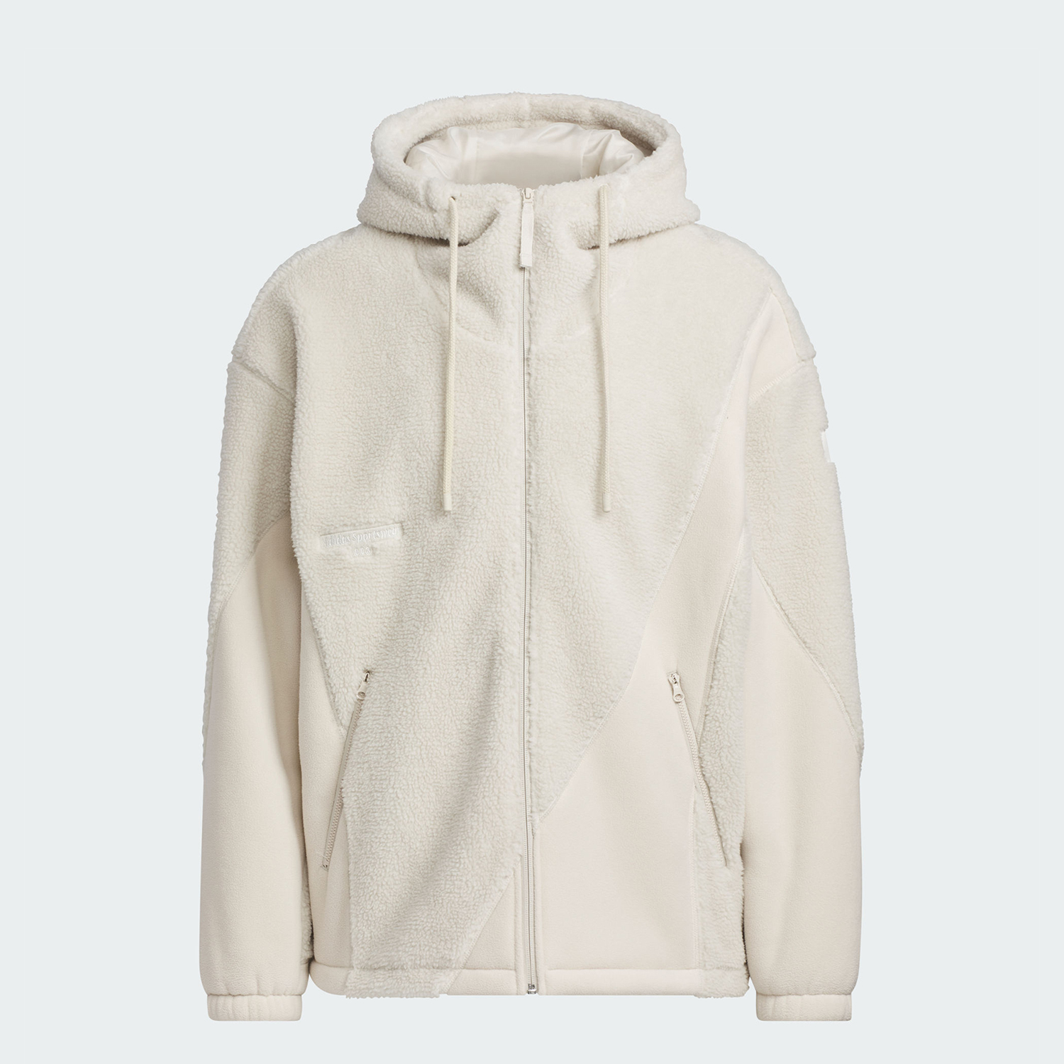 Adidas/阿迪达斯官方正品冬季新款男子时尚仿羊羔绒外套IP4974 - 图2