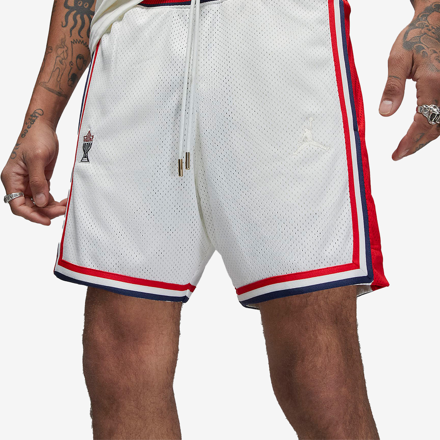 Nike/耐克正品JORDAN男士印花透气篮球运动短裤DR2957-133 - 图0