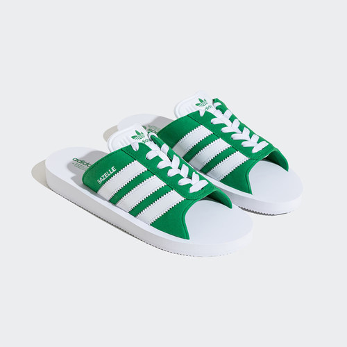 Adidas/阿迪达斯官方正品三叶草男女潮流休闲耐磨沙滩拖鞋JQ7426 - 图0