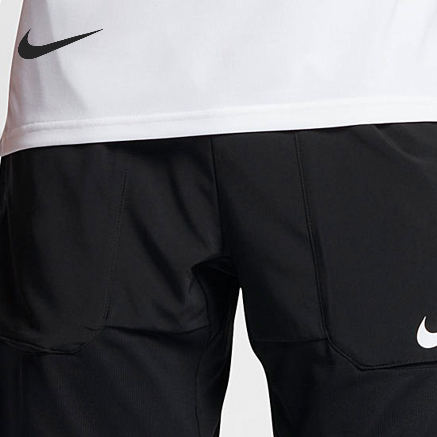 Nike/耐克正品2021夏新款运动休闲透气男子短裤五分裤 830968-010-图0
