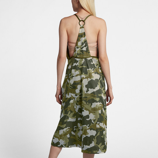 Nike officiel authentique nouvel été femmes décontracté camouflage robe à bretelles 932368-072