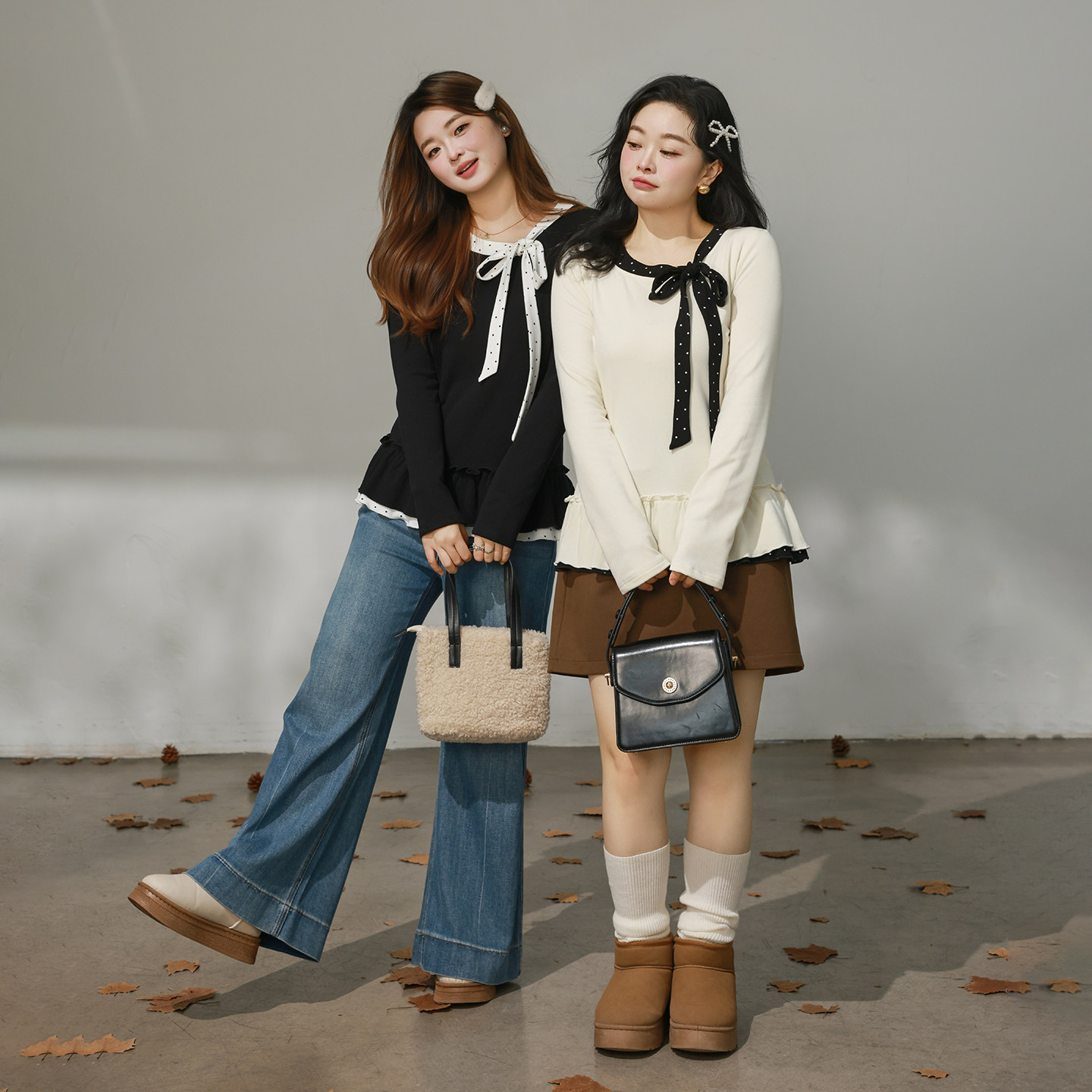 DM100大码百分百女装微胖mm冬季撞色波点系带收腰双层花边打底T恤,淘宝优惠券,粉丝福利购,淘宝优惠卷