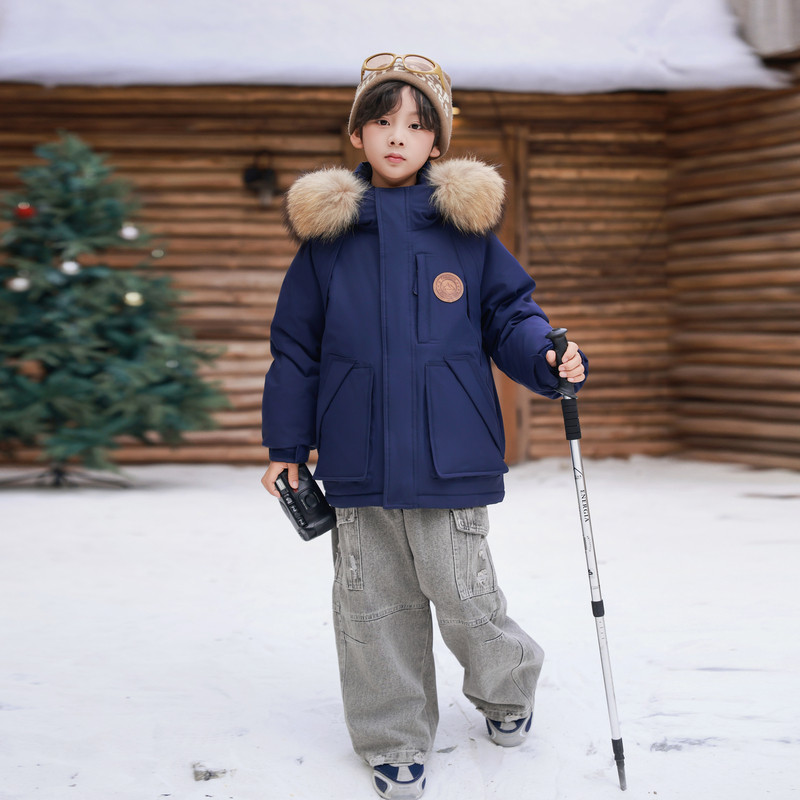 儿童羽绒服男女童2025新款洋气中长款中大童冬季加厚保暖童装外套,淘宝优惠券,粉丝福利购,淘宝优惠卷