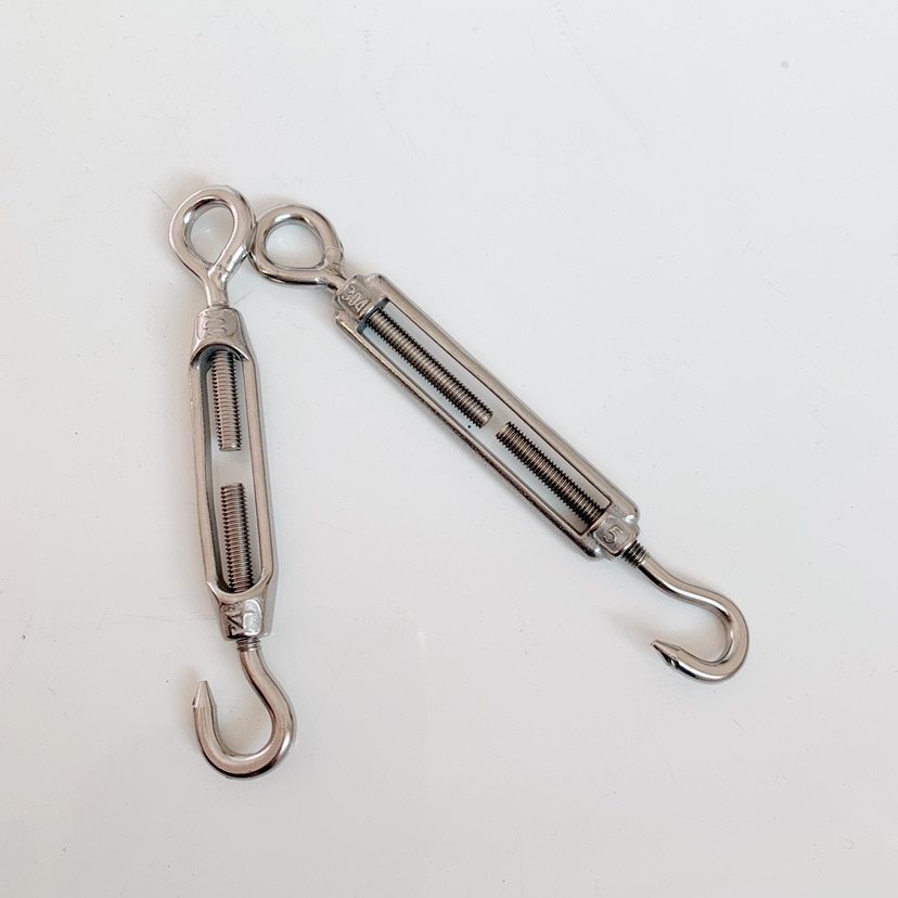 304不锈钢开体花蓝螺丝拉紧器收紧器链条晾衣绳花篮螺丝紧绳器,淘宝优惠券,粉丝福利购,淘宝优惠卷