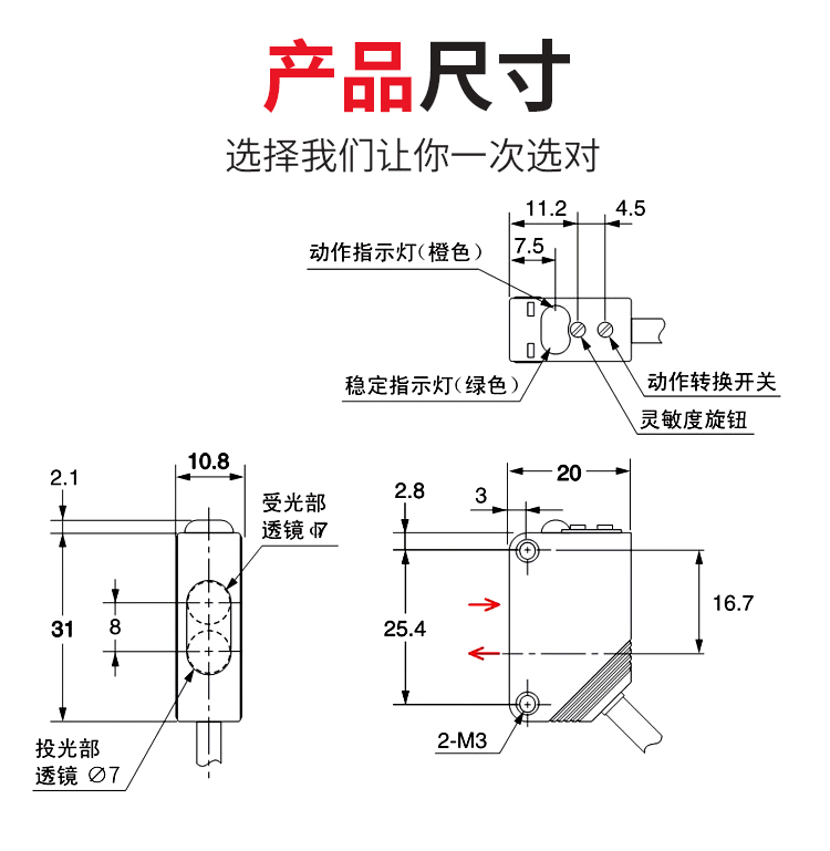 光电开关E3Z-D61 D62 D81 R61 R81 T61 T81漫反射红外传感器DC24V - 图2