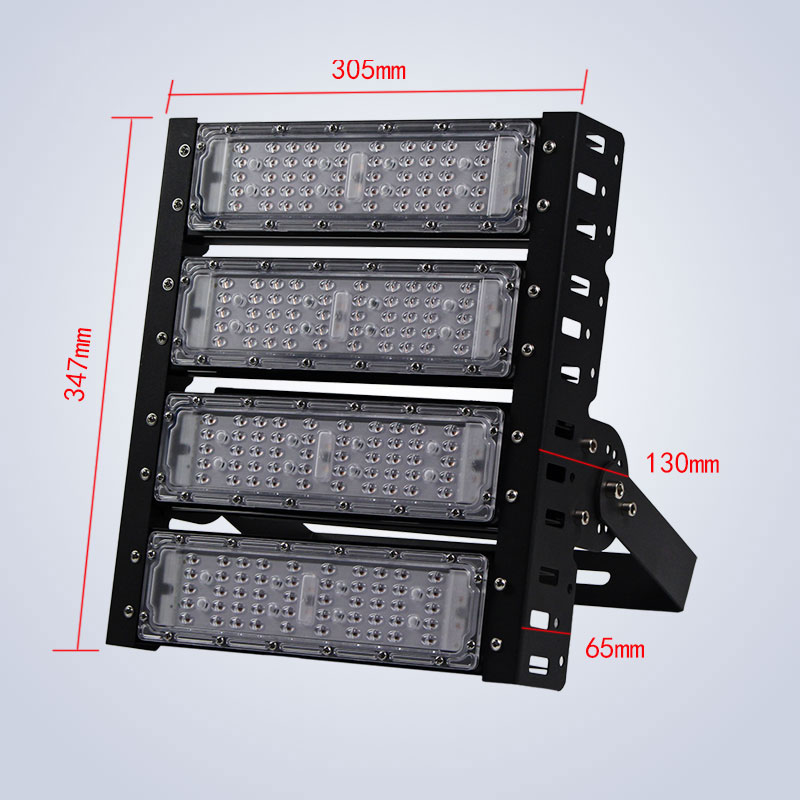 led黑金刚2代投光灯高亮可调节30w40w48w50w56w64w模组隧道灯外壳 - 图2