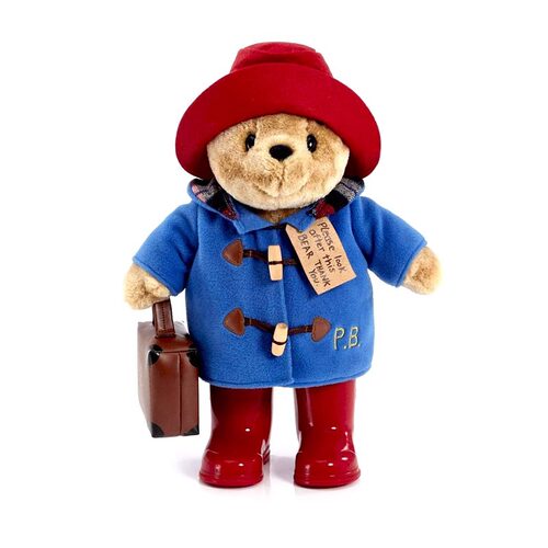 英国帕丁顿熊paddington小红帽电影原版大号毛绒玩偶包包挂件礼物 - 图3