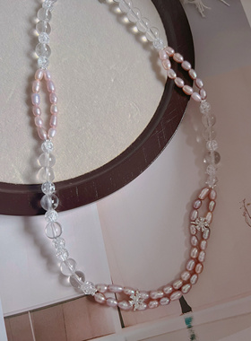 原创设计水晶巴洛克混搭新款项链