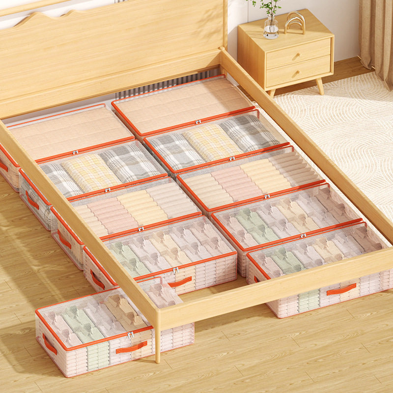 床底收纳袋衣物被子床下收纳箱家用衣服棉被防尘玩具透明收纳袋,淘宝优惠券,粉丝福利购,淘宝优惠卷