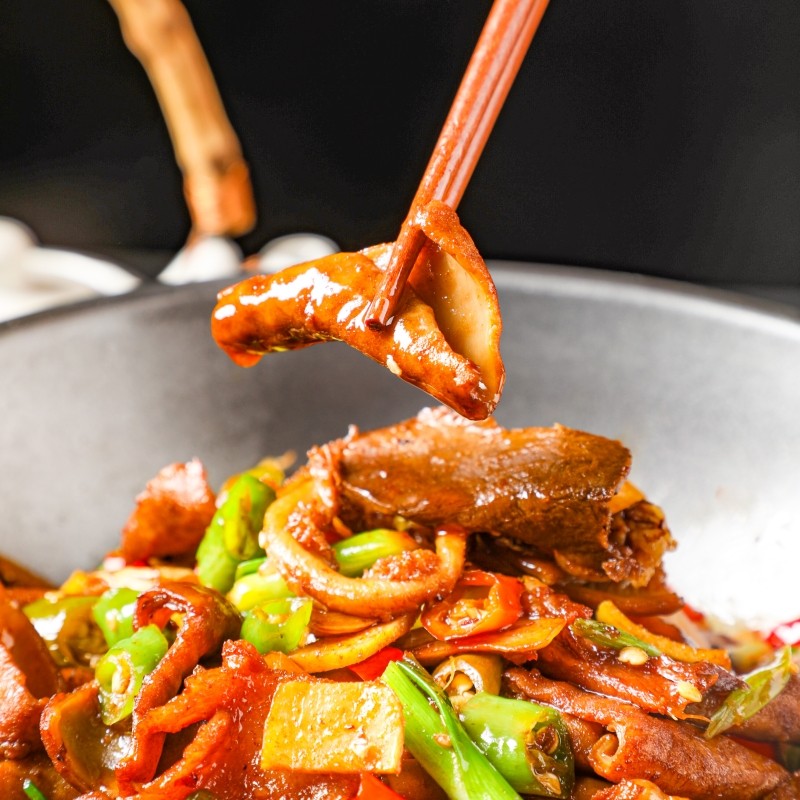 整箱黄牛杂牛肠牛心牛肚牛肉干锅炒菜酒店饭店餐饮半成品菜聚诚食-图1