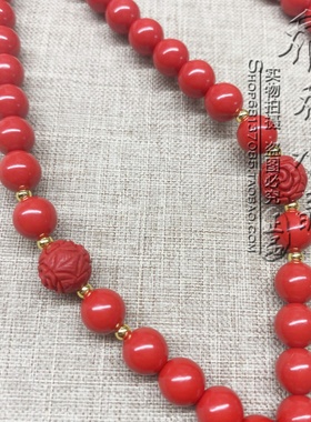 红朱砂毛衣唐卡香牌毛衣项链金色泰国佛牌挂链可定制其他款式