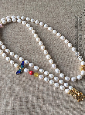 泰国佛牌其他款式珍珠项链可定制