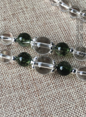 纯银泰国佛牌毛衣项链