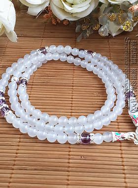 项链银色泰国佛牌其他款式白玛瑙