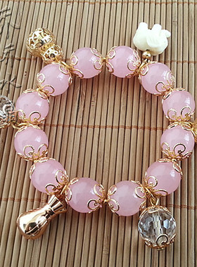 大颗粒金色泰国佛牌手串可定制款