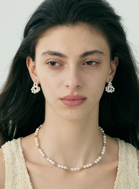 【SALE】衔竹系列 原创设计新品跳珠贝珠925银项链 MeTooWorkshop