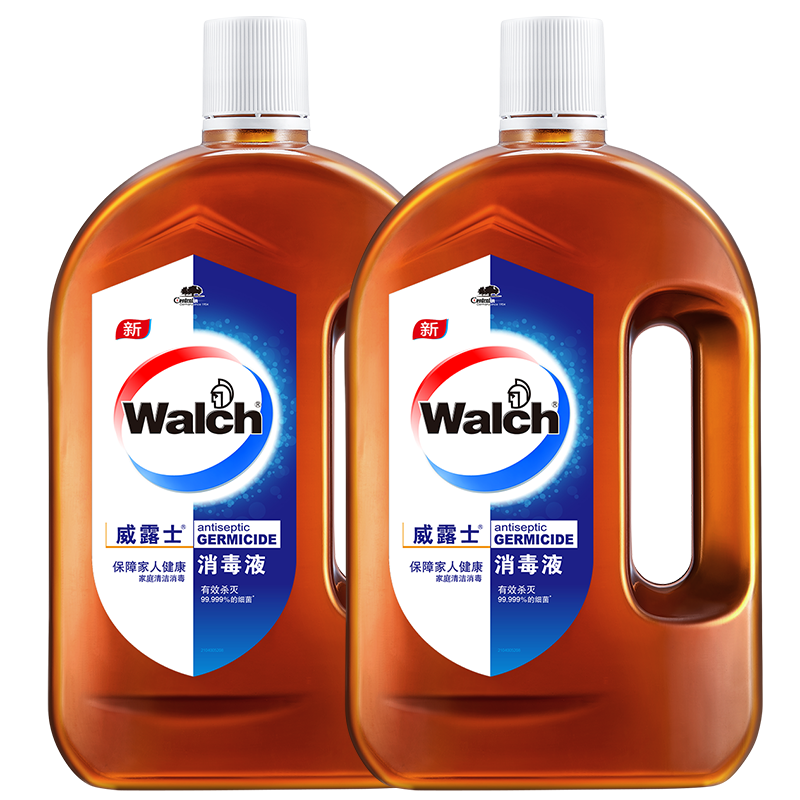威莱官方旗舰店Walch/威露士家居消毒液家具玩具地板抑菌除菌1L*2家用促销组合装0