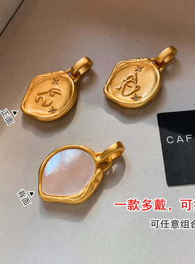 十二星座金色吊坠珍珠项链女配饰2026巨好看高级感轻奢锁骨链颈链