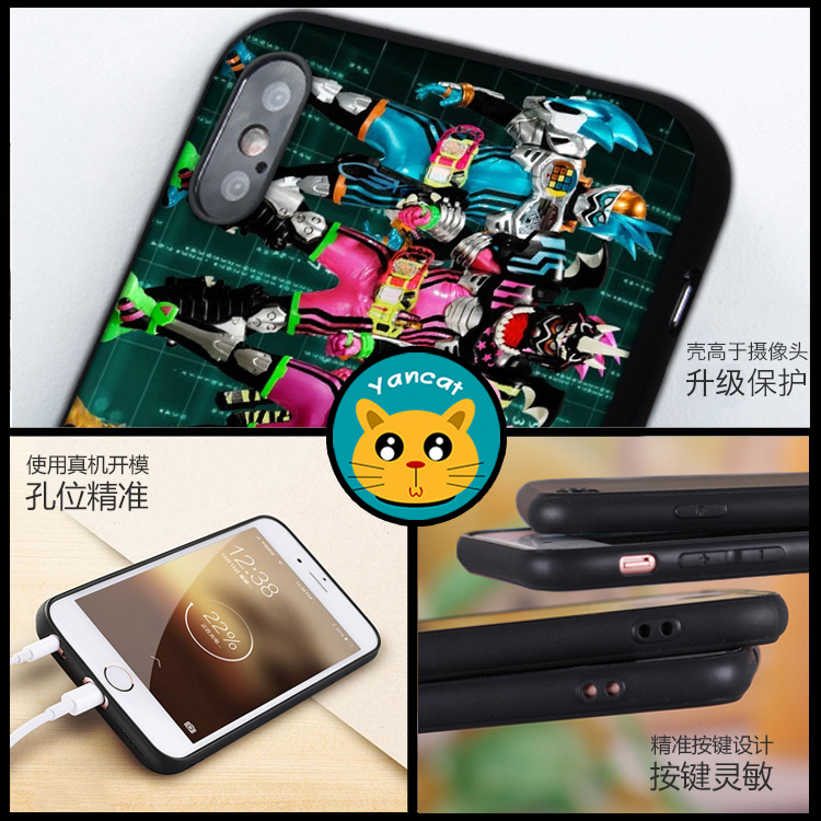 Ex-Aid假面骑士手机壳适用iPhoneXS MAX苹果6s软11磨砂78PLUS硅胶-图2