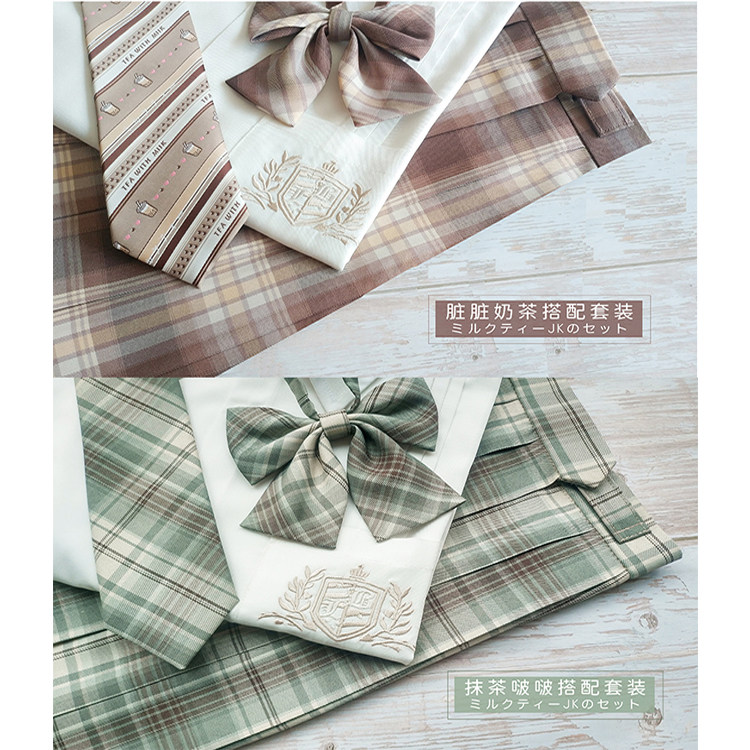 猫之物语原创JK制服衬衫长短袖日系风琴褶黑白色大码女衬衣不透新,淘宝优惠券,粉丝福利购,淘宝优惠卷