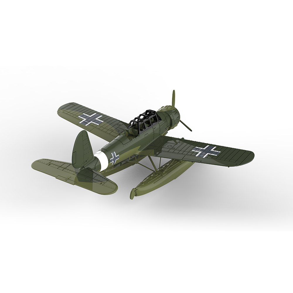 老姚手工坊LYR350502 1/350 阿拉多Arado AR-196 A-1轻型水上飞机 - 图2