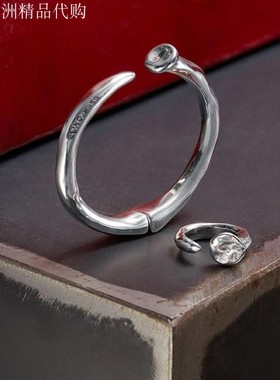 国/现西班牙小众潮牌UNOde50 手工钉子手镯男女情侣款情人节轻奢